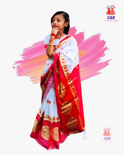 লাল-সাদা চাকা কাতান