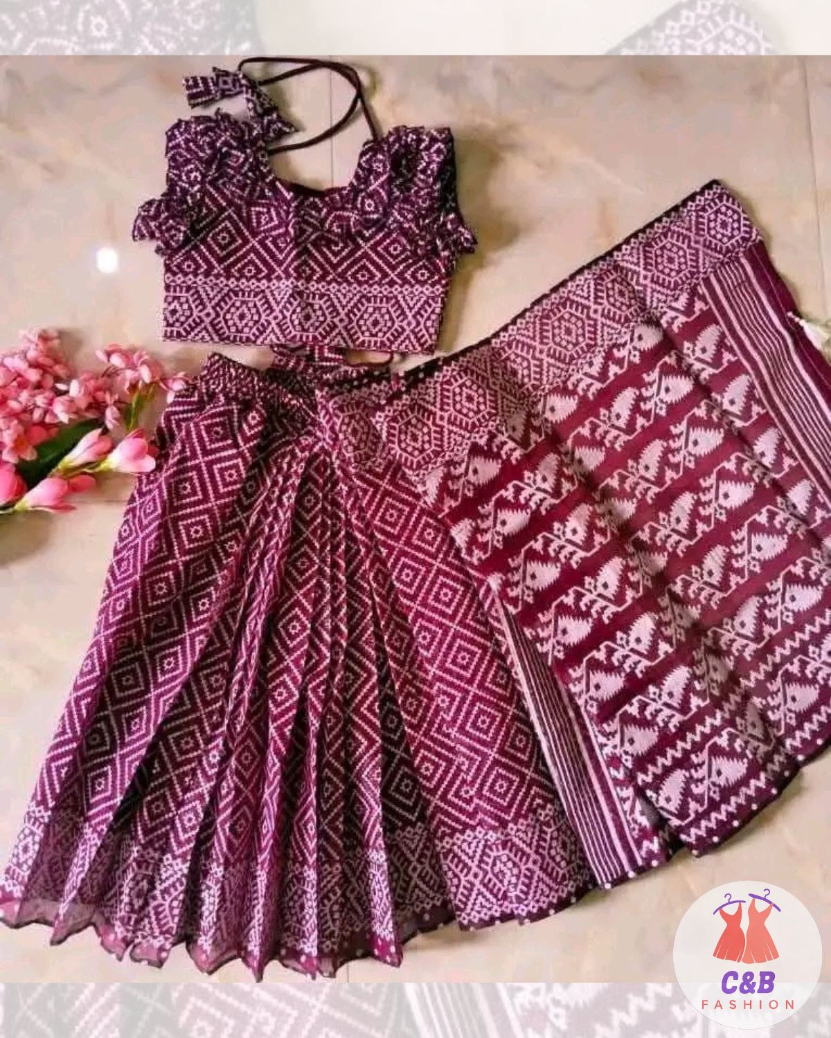 Untitled design (36) জামদানী প্রিন্ট রেডি শাড়ী - Image 1