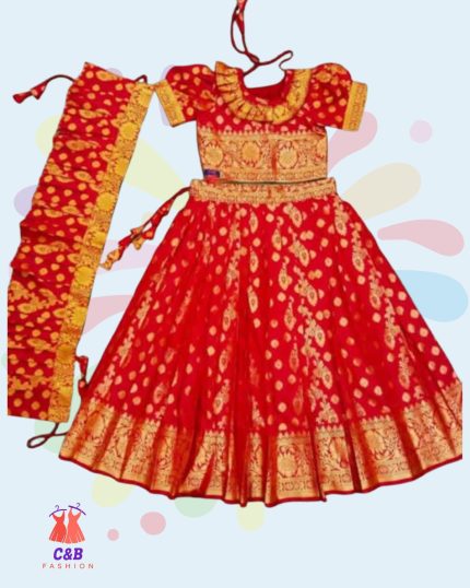 সফট কাতান লেহেঙ্গা